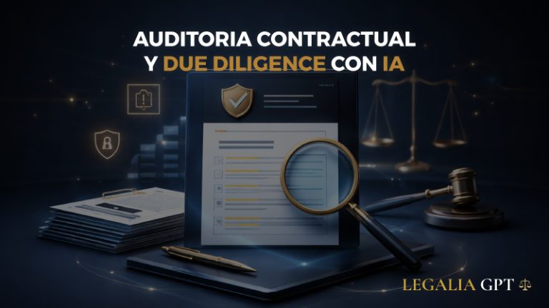 Auditoria contractual y due diligence con IA