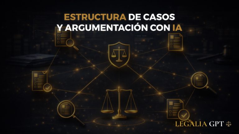 Estructura de casos y argumentación con IA