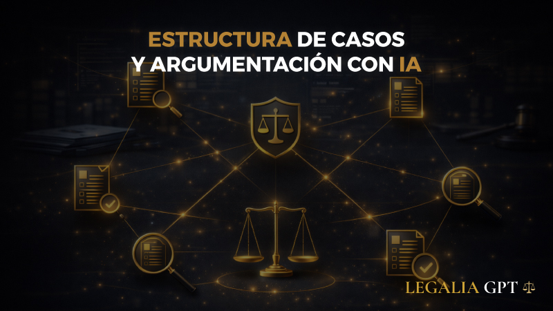 Estructura de casos y argumentación con IA