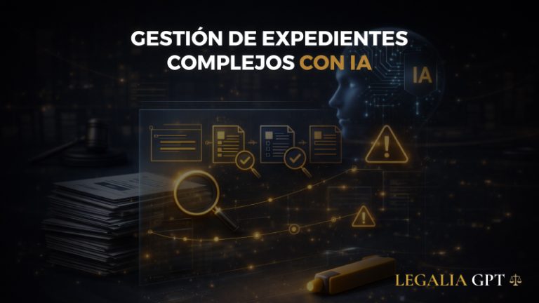 Gestión de expedientes complejos con IA