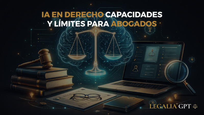 IA EN DERECHO CAPACIDADES Y LÍMITES PARA ABOGADOS